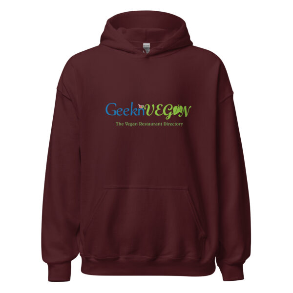 boogie-bargain-unisex-geeknvegan-hoodie-maroon-front