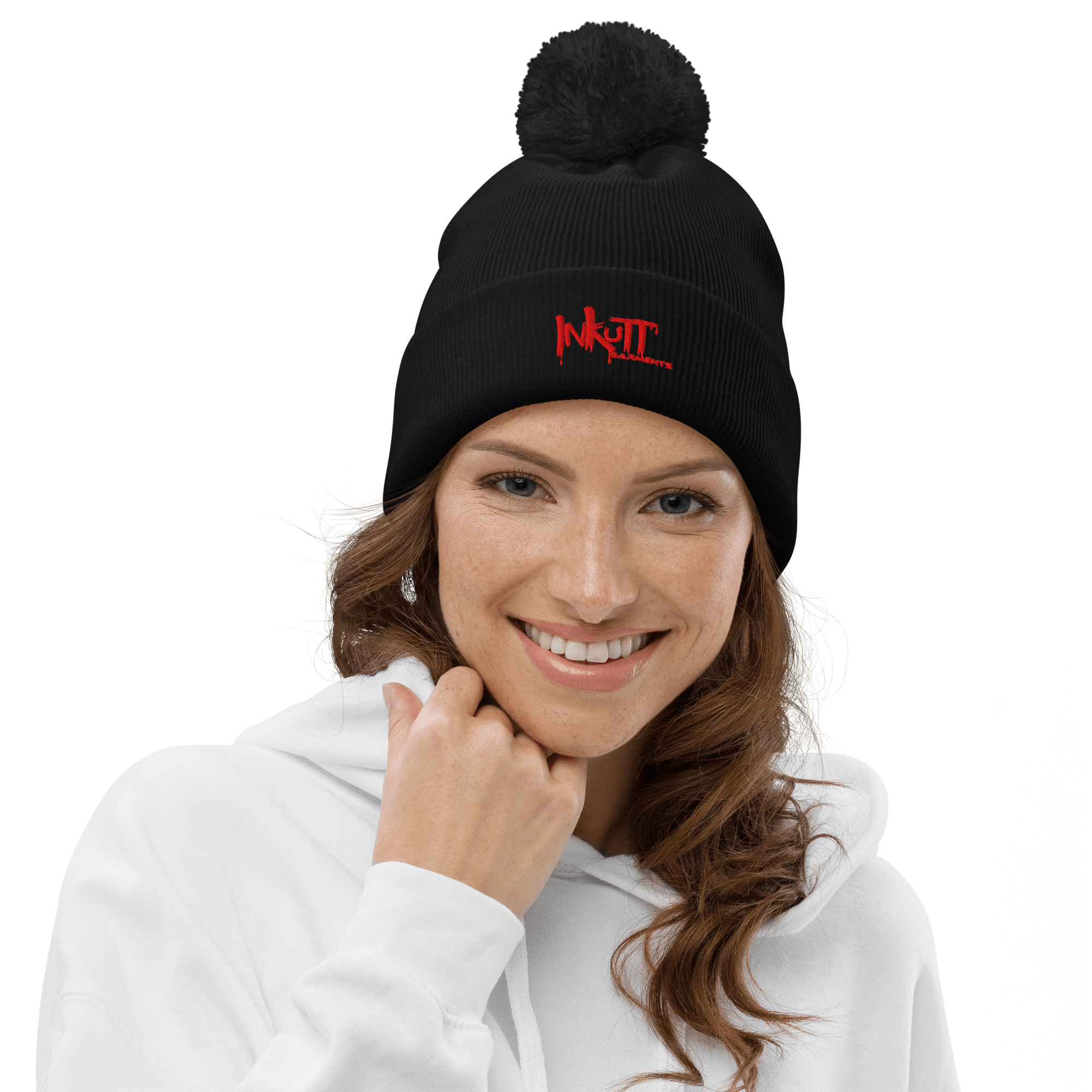 Unisex Inkutt Garments Pom Beanie